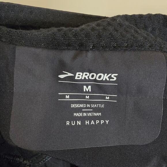 Women's Brooks Black "Shield Hybrid Jacket" Running Jacket | Size Medium - Picture 9 of 11